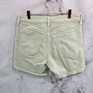 Old Navy Shorts Womens 8 Green High Rise OG Valganna Mom Light Mint Denim Jean